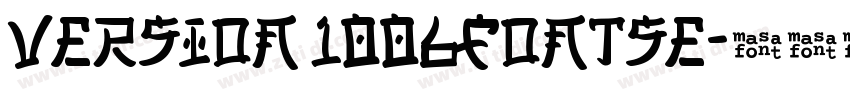 Version 1006Fontse字体转换